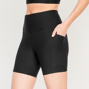NEW powersoft pocket 8 in compression shorts